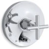 Kohler Purist Rite-Temp Pressure-Balancing Valve Trim, Polished Chrome