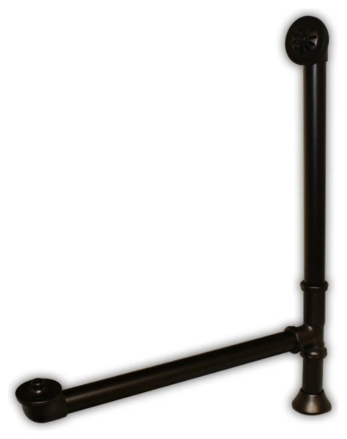 Modern Lift And Turn Tub Drain And Overflow Assembly, Oil Rubbed Bronze 1 Modern Lift And Turn Tub Drain And Overflow Assembly, Oil Rubbed Bronze