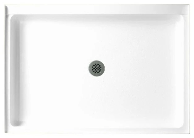 Swan 34x48x5.5 Veritek Shower Base, White 1 Swan 34x48x5.5 Veritek Shower Base, White
