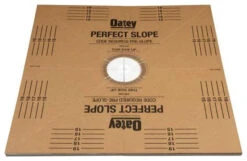 Oatey 40 X 40 In. Perfect Slope One Piece Center Square Base, Brown