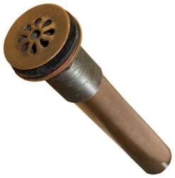 1.5" Teardrop Drain, Weathered Copper