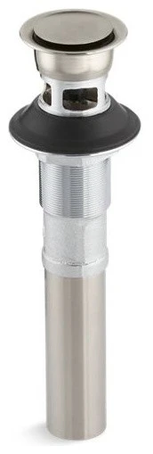Kohler Pop-Up Clicker Drain, Vibrant Brushed Nickel