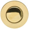 Pop-Up Drain Flange And Cap, Polished Brass