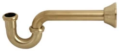 Kingston Brass 1-1/4" Decor P-Trap, Brushed Brass