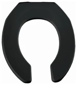 Bemis 955CT Round Bowl Open Front Toilet Seat - Black