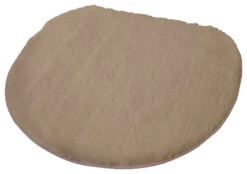 Elongated Lid Cover For Toilet Seats, Taupe