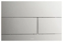 Toto 2-Flush Push Button Plate For Select DuoFit In-Wall Tank Stainless Steel