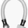 Homewerks® 7238-12-12-1 Poly Vinyl Toilet Connector, 1/2" FIP X 7/8" BC X 12"