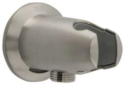 Wall Union With Hand Shower Holder, Brushed Nickel