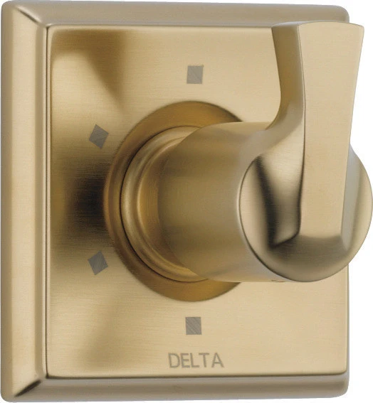 Delta Dryden 6-Setting 3-Port Diverter Trim, Champagne Bronze, T11951-CZ 1 Delta Dryden 6-Setting 3-Port Diverter Trim, Champagne Bronze, T11951-CZ