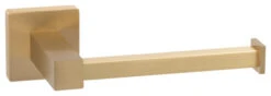 Vlora Bath Series, Single Post Toilet Paper Holder, Satin Brass