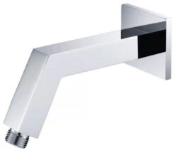 Isenberg HS1020 - Square Shower Arm With Flange, Chrome