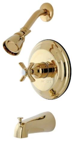 Kingston Brass Millennium Tub And Shower Faucets With Polished Brass KB2632ZX