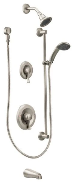 Moen Commercial Classic Brushed Nickel PosiTemp Transfer Trim Kit T8343EP15CBN