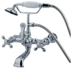 Kingston Brass CC548T Vintage Wall Mounted Clawfoot Tub Filler - Polished