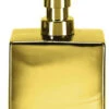 Elegant Gold Porcelain Bathroom Accessories, Glamour, Soap Dispenser