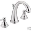 Moen Kingsley 2-Handle High Arc Bathroom Faucet, Chrome, 4.44"