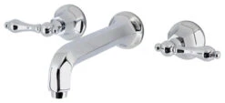 KS4021AL 2-Handle Wall Mount Tub Faucet, Polished Chrome