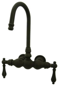 Kingston Brass 3-3/8" Wall Mount Tub Faucet, Oil Rubbed Bronze