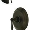 Kingston Brass Tub And Shower Faucet, Trim Only, Oil Rubbed Bronze