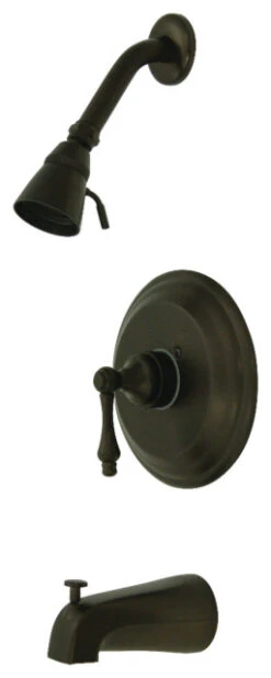 Kingston Brass Tub And Shower Faucet, Trim Only, Oil Rubbed Bronze