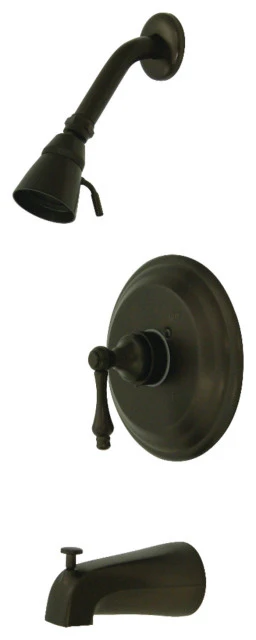Kingston Brass Tub And Shower Faucet, Trim Only, Oil Rubbed Bronze 1 Kingston Brass Tub And Shower Faucet, Trim Only, Oil Rubbed Bronze