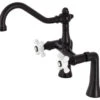 KS3235PX Deck Mount Clawfoot Tub Faucet, Oil Rubbed Bronze