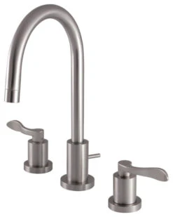 Kingston Brass KS8958DFL Widespread Bathroom Faucet, Brushed Nickel