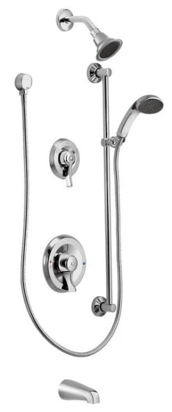 Moen Commercial Chrome Posi-Temp(R Transfer All-Metal Trim Kits T8343EP15