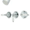 Kingston Brass KB231PL Tub And Shower Faucet, Polished Chrome
