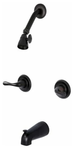 Kingston Brass KB2245YL Two Handle Tub Shower Fauce, Oil Rubbed Bronze