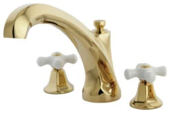Kingston Brass Roman Tub Faucet, Polished Brass