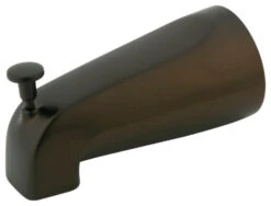 Kingston Brass 5-1/4" Zinc Tub Spout With Diverter, Oil Rubbed Bronze