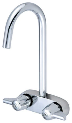Central Brass Two Handle Leg Tub Faucet
