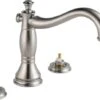 Delta T2797-LHP Cassidy Deck Mounted Roman Tub Filler Trim - - Brilliance