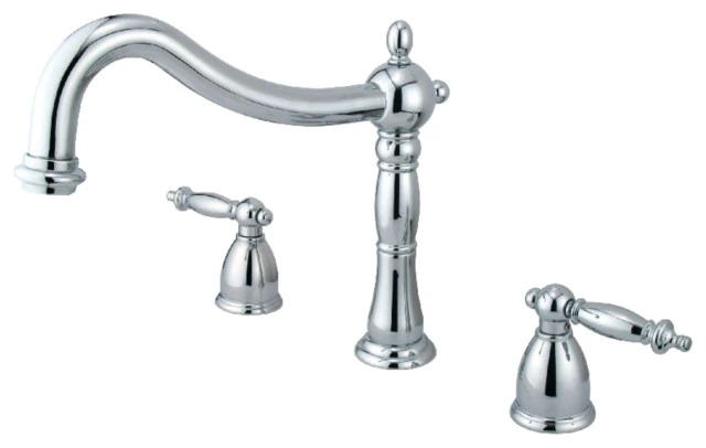 Kingston Brass Roman Tub Faucet, Polished Chrome 1 Kingston Brass Roman Tub Faucet, Polished Chrome