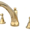 KS4322FL Roman Tub Faucet, Polished Brass