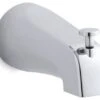 Kohler Devonshire 4-7/16" Diverter Bath Spout W/ Npt Connection, Polished Chrome