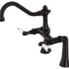 KS3235PL Deck Mount Clawfoot Tub Faucet, Oil Rubbed Bronze