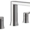 Moen Genta 2-Handle Deck Mounted Modern Roman Tub Faucet Chrome
