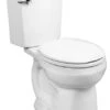 American Standard H2Optimum Siphonic Round Front Toilet, Less Seat, White