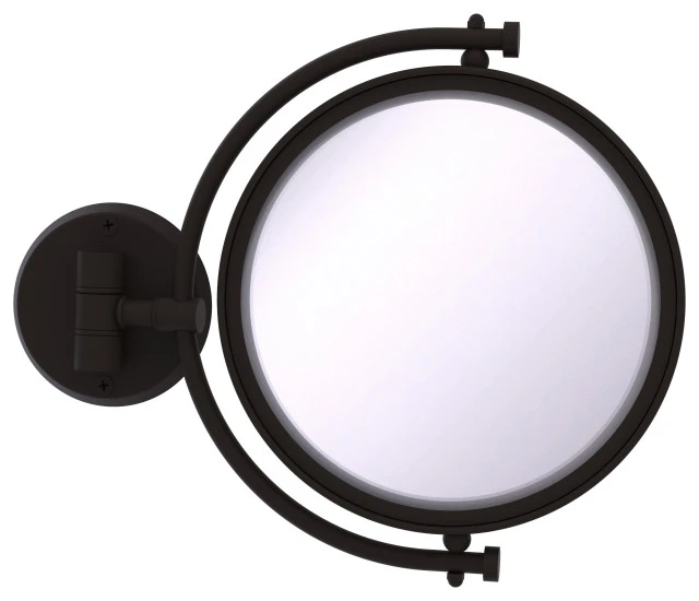 Allied Brass 8" Wall-Mount Makeup Mirror, Oil Rubbed Bronze, 4x Magnification 1 Allied Brass 8" Wall-Mount Makeup Mirror, Oil Rubbed Bronze, 4x Magnification