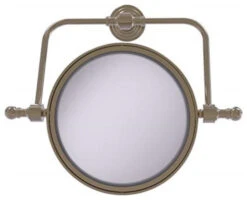 Allied Brass RWM-4/2X Retro Wave Collection Wall Mounted Swivel 8 Inch Diameter